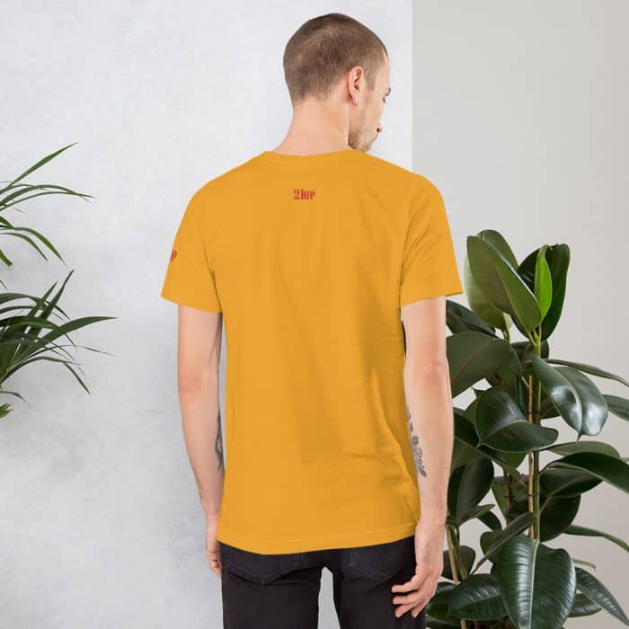 Unisex Staple T Shirt Mustard Back 64be57392c8d8.jpg