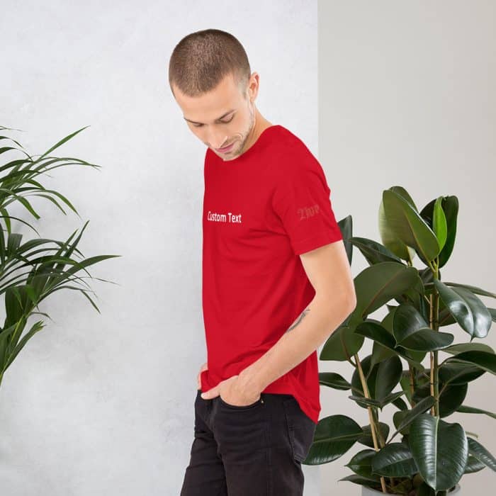Unisex Staple T Shirt Red Left 64be57392abd5.jpg