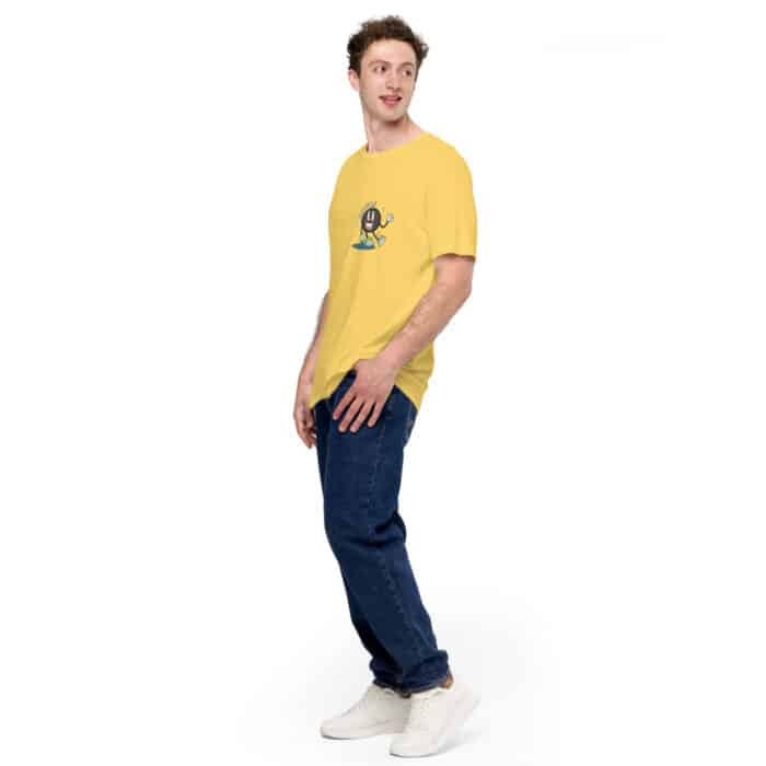 Unisex Staple T Shirt Yellow Left Front 64cbdcd771881.jpg